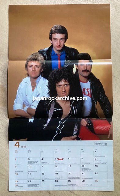 Queen 2006/04 Japanese music press clipping - pinup poster double-page spread