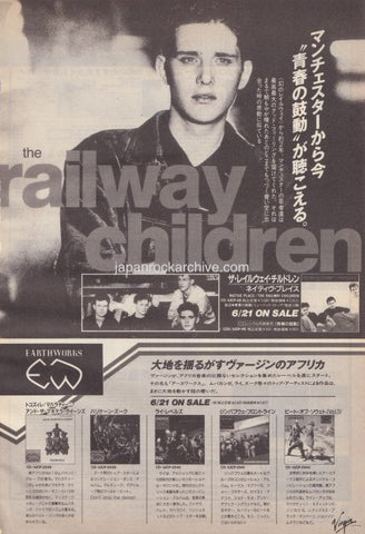 The Railway Children 1990/07 Native Place Japan album promo ad
