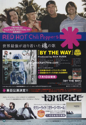 Red Hot Chili Peppers 2002/08 By The Way Japan album / tour promo ad