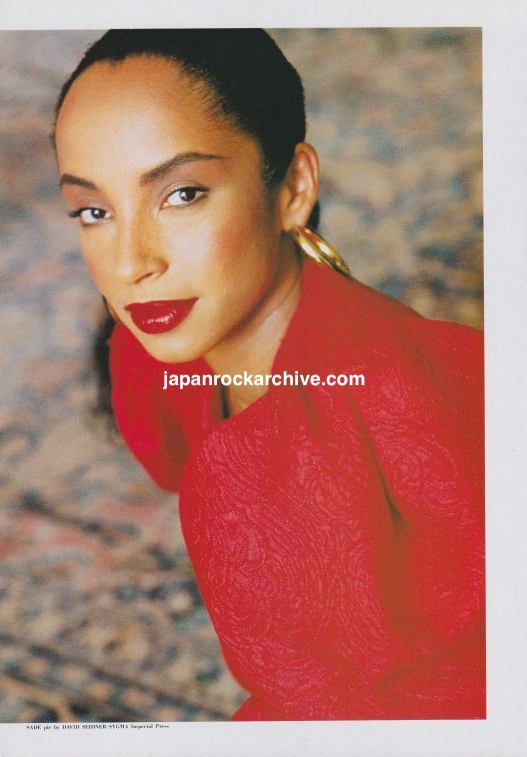 Sade 1989/06 Japanese music press cutting clipping - photo pinup poster
