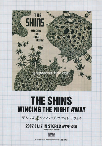 The Shins 2006/12 Wincing The Night Away Japan album promo ad