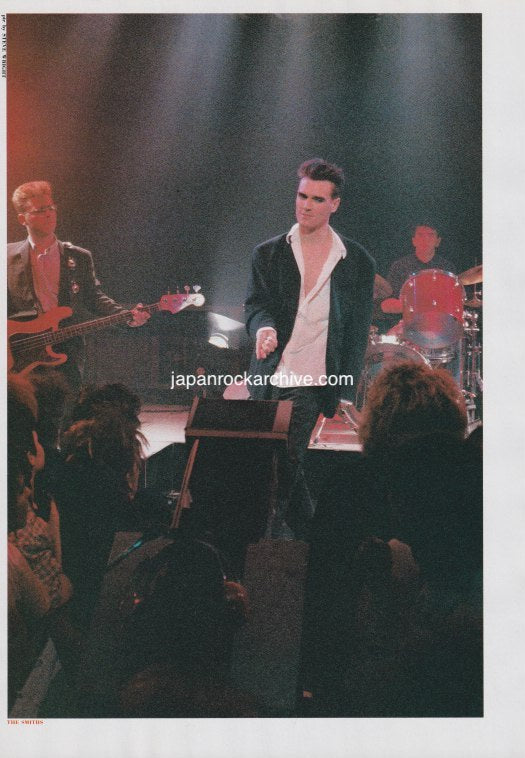 The Smiths 1985/07 Japanese music press cutting clipping - photo pinup - morrissey