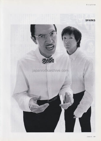 Sparks 2006/03 Japanese music press cutting clipping - article