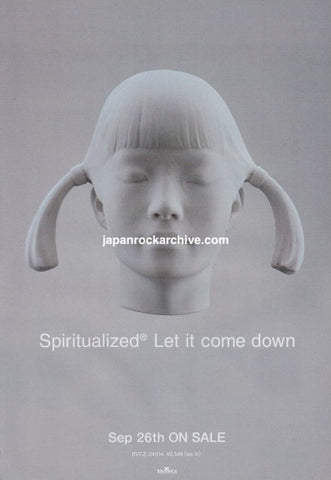 Spiritualized 2001/10 Let It Come Down Japan album promo ad
