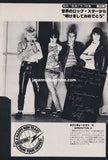 Bruce Springsteen / Generation X 1979/02 Japanese music press cutting clipping - promo photo pinup / mini poster