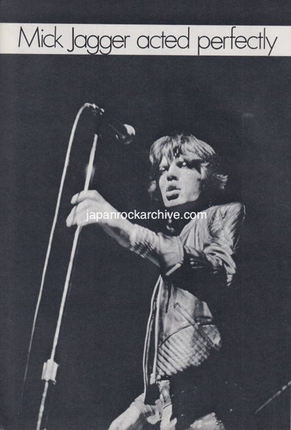 The Rolling Stones 1973/11 Japanese music press cutting clipping - photo feature