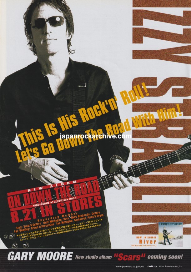 Izzy Stradlin 2002/09 On Down The Road Japan album promo ad