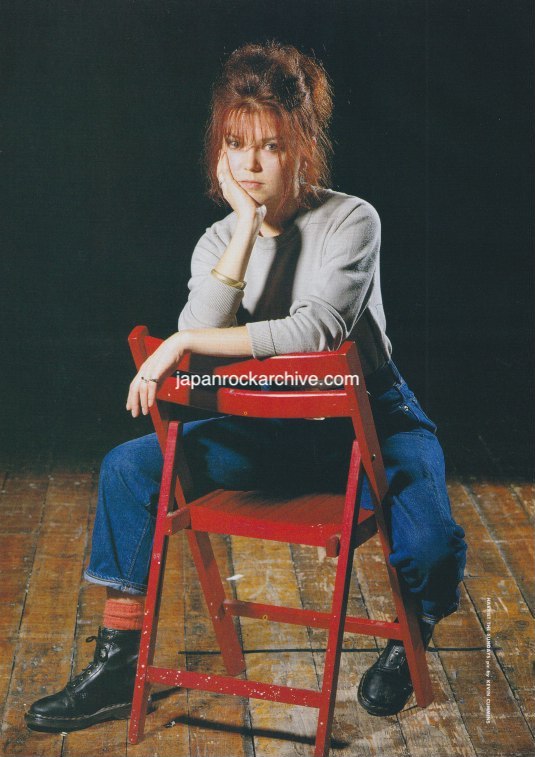 The Sundays 1991/02 Japanese music press cutting clipping - photo pinup - harriet wheeler