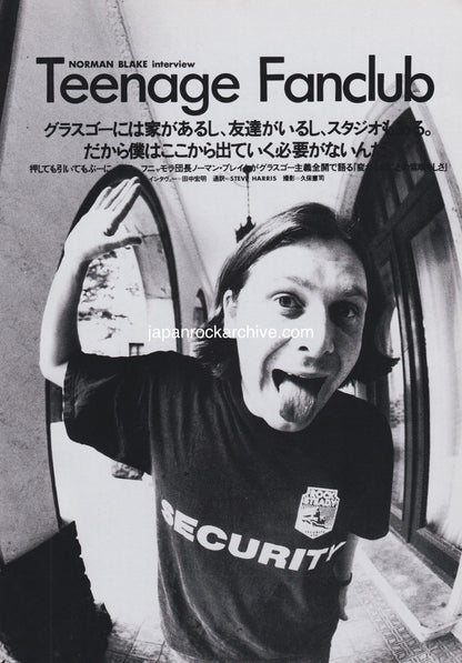 Teenage Fanclub 1995/12 Japanese music press cutting clipping - article