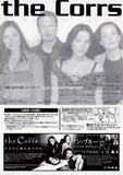 The Corrs 2001 Japan tour concert gig flyer handbill