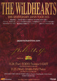 The Wildhearts 2015 Japan tour concert gig flyer handbill