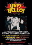 The Wildhearts 2015 Japan tour concert gig flyer handbill