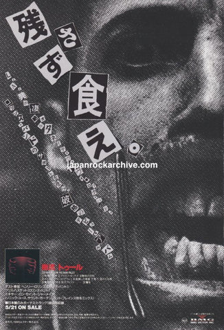 Tool 1993/06 Undertow Japan album promo ad