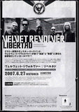 Velvet Revolver 2007 Japan album store promo flyer