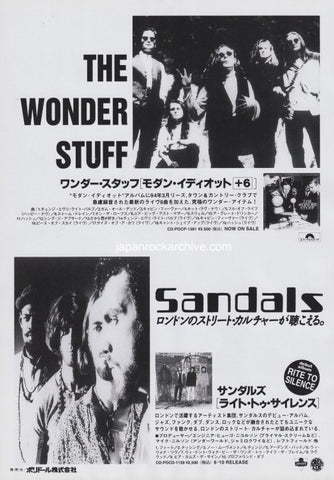The Wonder Stuff 1994/07 Construction For The Modern Idiot + 6 Japan album promo ad
