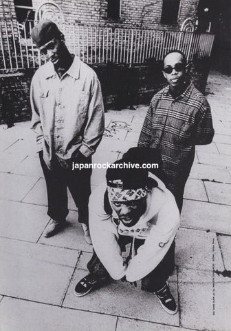 Wu-Tang Clan 1996/12 Japanese music press cutting clipping - photo pinup - band shot