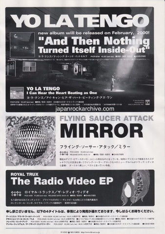 Yo La Tengo 2000/02 And Then Nothing Turned Itself Inside-Out Japan album promo ad