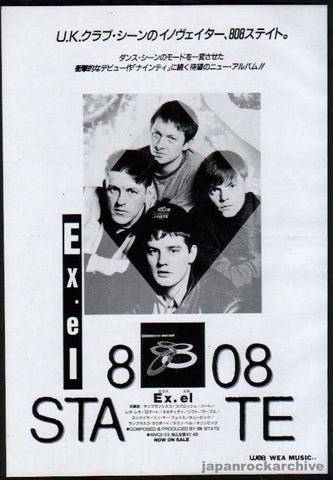 808 State 1991/06 Ex.el Japan album promo ad