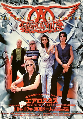 Aerosmith 2000 Japan tour flyer (version A)