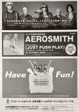 Aerosmith 2002 Japan tour flyer