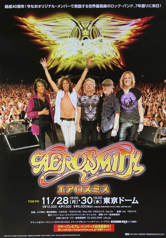Aerosmith 2011 Japan tour flyer