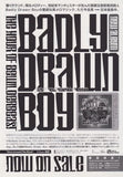 Badly Drawn Boy 2000 Japan tour concert gig flyer handbill