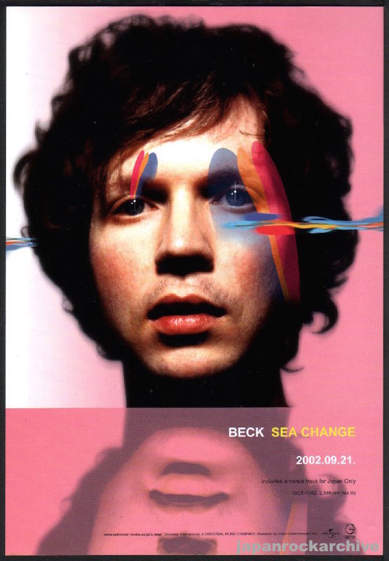 Beck 2002/10 Sea Change Japan album promo ad