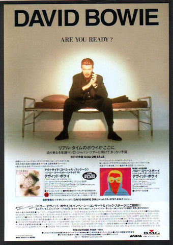 David Bowie 1996/06 Outside (Special Package) Japan promo ad