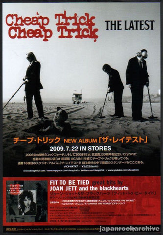 Cheap Trick 2009/08 The Latest Japan album promo ad