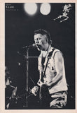 The Clash 1983/02 Japanese music press cutting clipping - 2 page photo spread / pinup - on stage