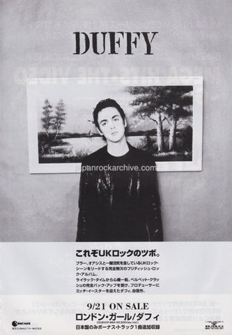 Duffy 1995/10 London Girl Japan album promo ad