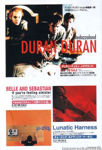 Duran Duran 1997/09 Medazzaland Japan album promo ad