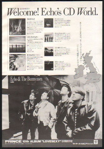 Echo & The Bunnymen 1988/06 CD releases Japan promo album