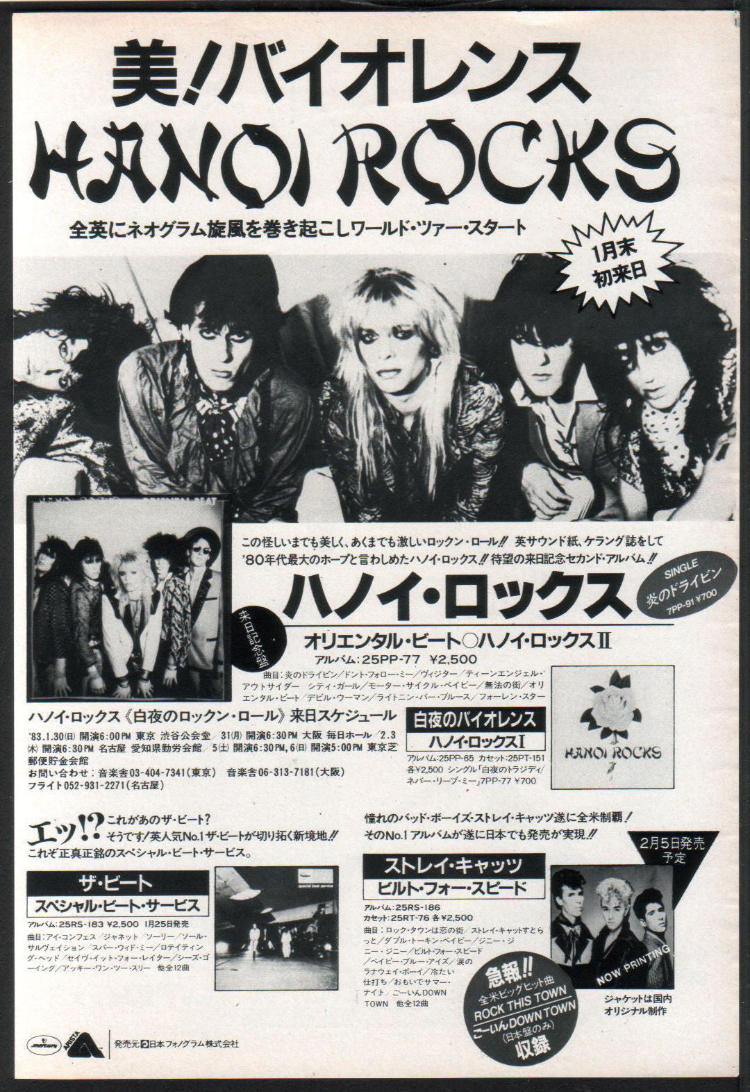 HANOI ROCKS 国内盤 帯付き