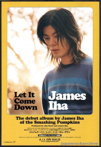 James Iha 1998/03 Let It Come Down Japan album promo ad