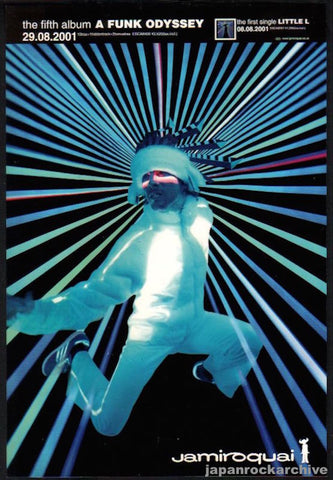 Jamiroquai 2001/10 A Funk Odyssey Japan album promo ad