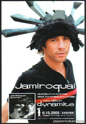 Jamiroquai 2005/07 Dynamite Japan album promo ad