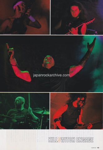 Killswitch Engage 2006/09 Japanese music press cutting clipping - article