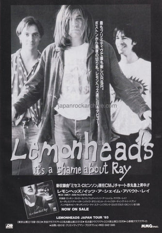 The Lemonheads 1993/03 It's A Shame About Ray Japan album promo ad