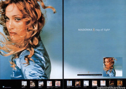 Madonna 1998/05 Ray Of Light Japan album promo ad