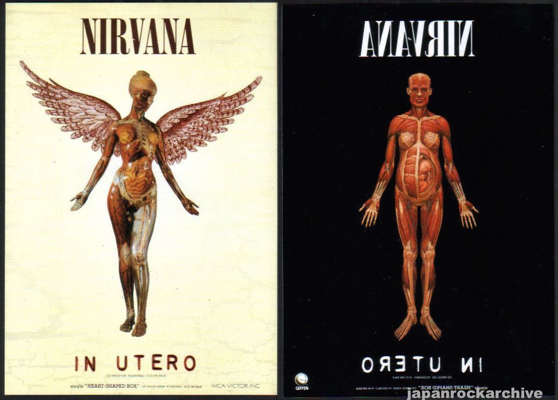 1993年NIRVANA◇IN UTEROプロモーション当時物非売品ポスターUS 1993年NIRVANA◇IN UTEROプロモーション当時物非売品ポスターUS