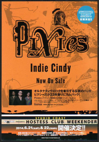 Pixies 2014/06 Indie Cindy Japan album promo ad