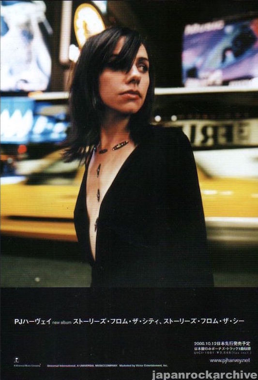 PJ Harvey 2000/11 Stories From The City Stories From The Sea Japan album promo ad