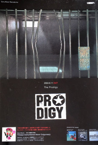 The Prodigy 2004/10 Always Outnumbered, Never Outgunned Japan album promo ad