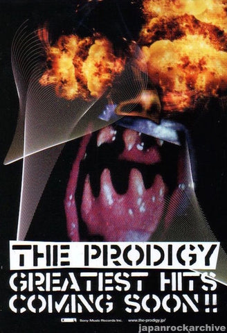 The Prodigy 2005/08 The Greatest Hits Japan album promo ad