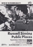 Russell Simins 2000 Japan tour concert gig flyer handbill
