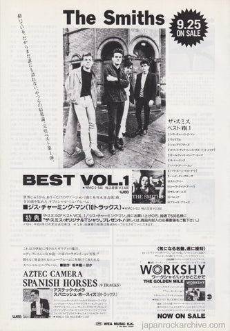 The Smiths 1992/10 Best Vol.1 Japan album promo ad