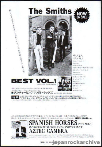 The Smiths 1992/11 Best Vol.1 Japan album promo ad