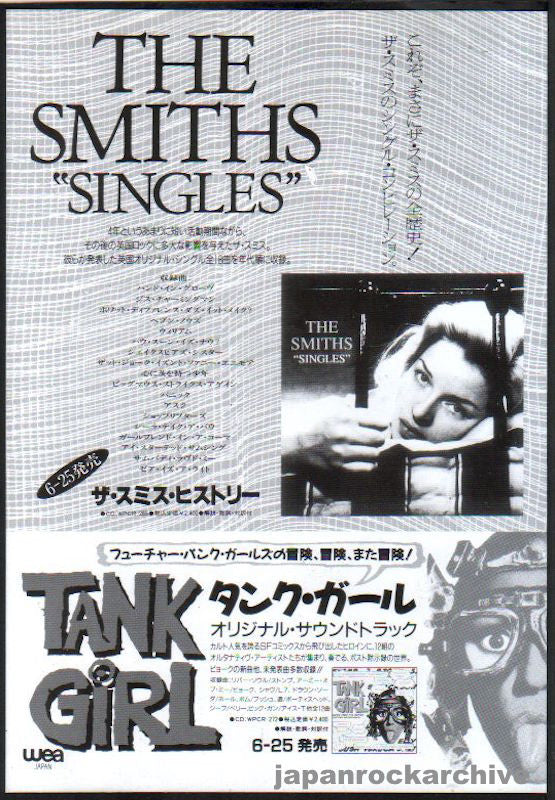 The Smiths 1995/07 Singles Japan record promo ad