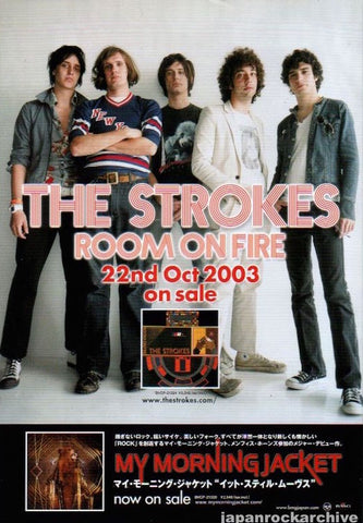 The Strokes 2003/11 Room On Fire Japan album promo ad